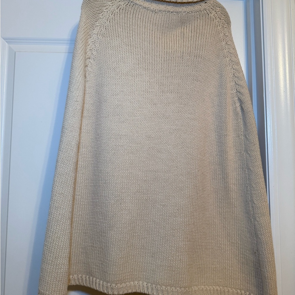 Candela NYC Wool Sweater Cape Cardigan Size‎ Large - Picture 6 of 8